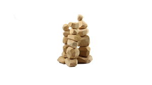 A Wood Stacking Stones